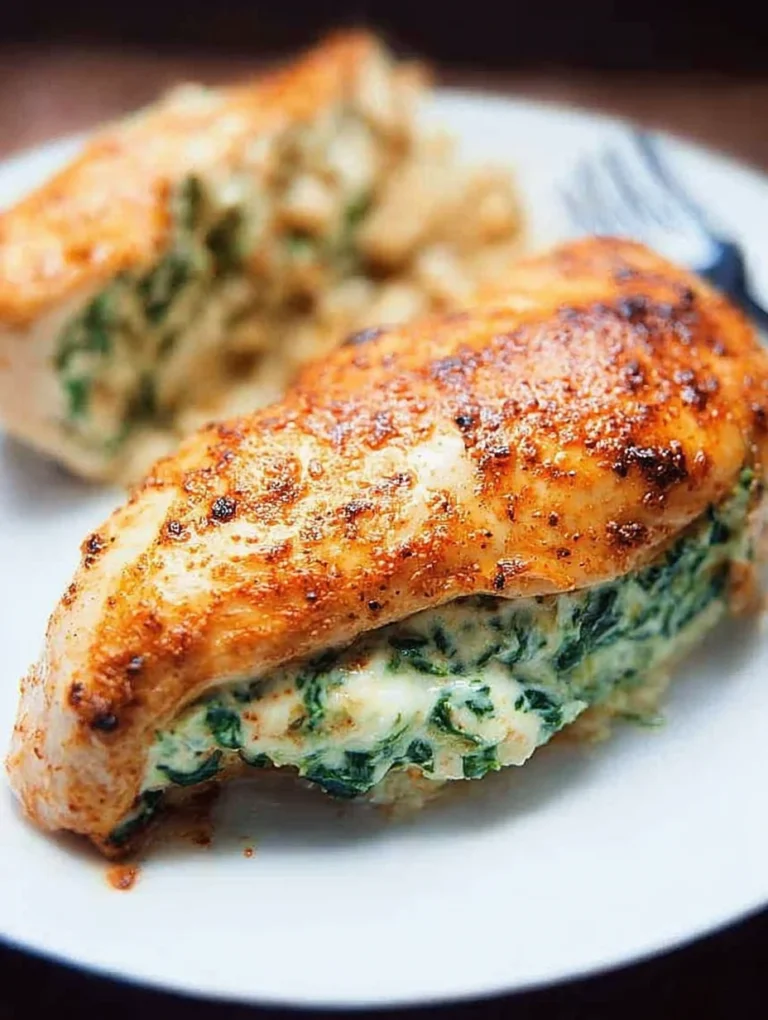 Spinach Stuffed Chicken Breasts