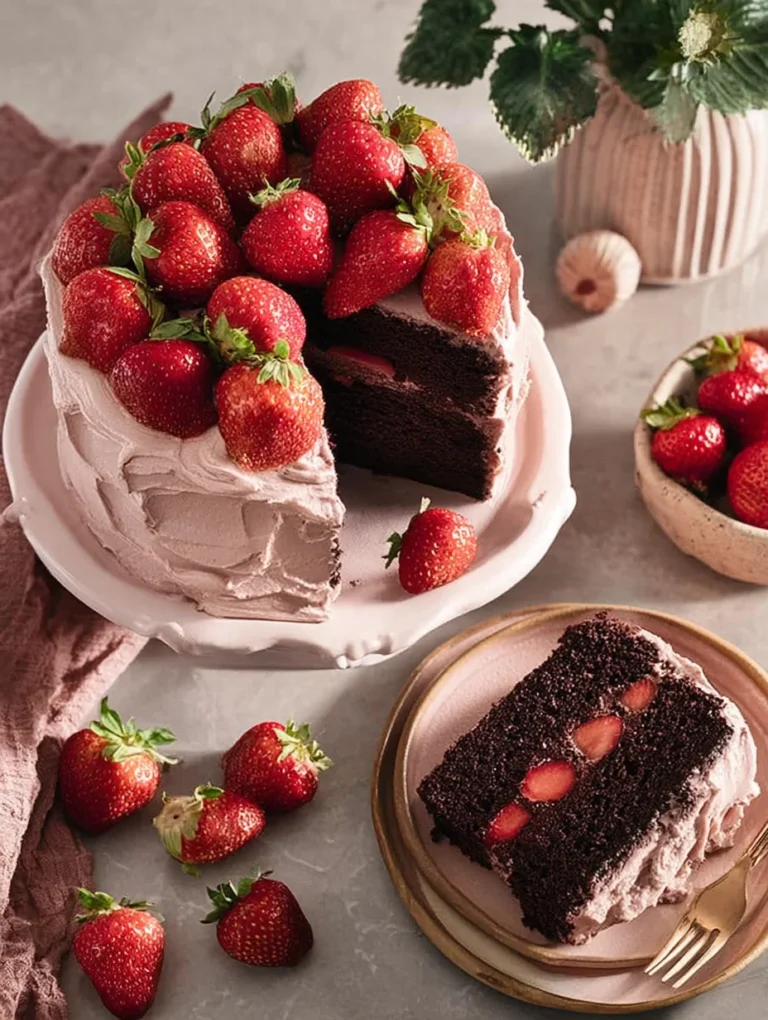 Strawberry Chocolate Cake
