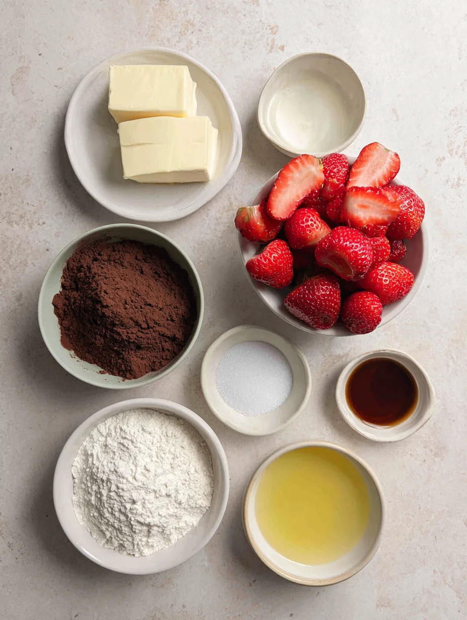 Strawberry Chocolate Cake