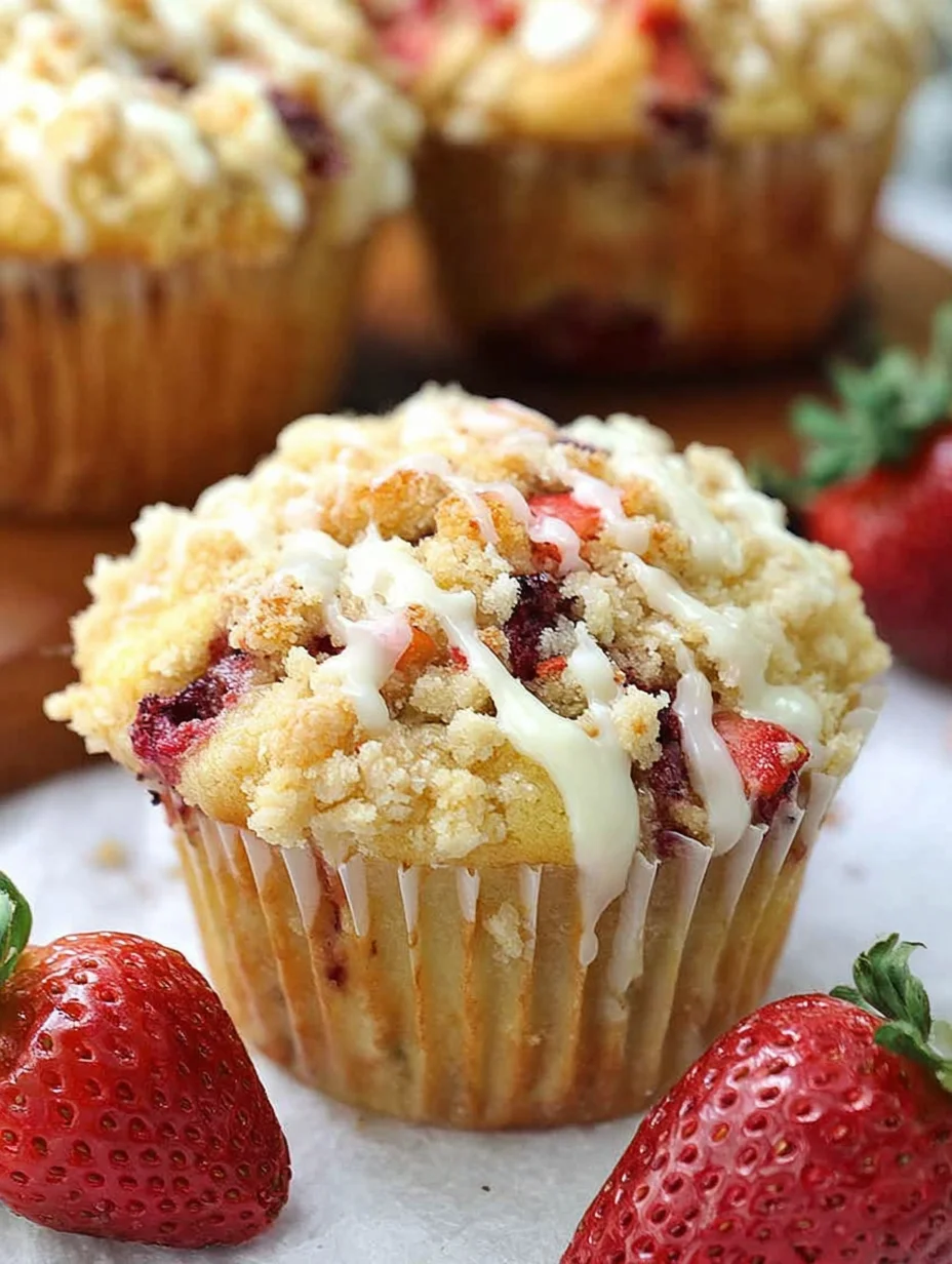 Strawberry Cream Cheese Muffins