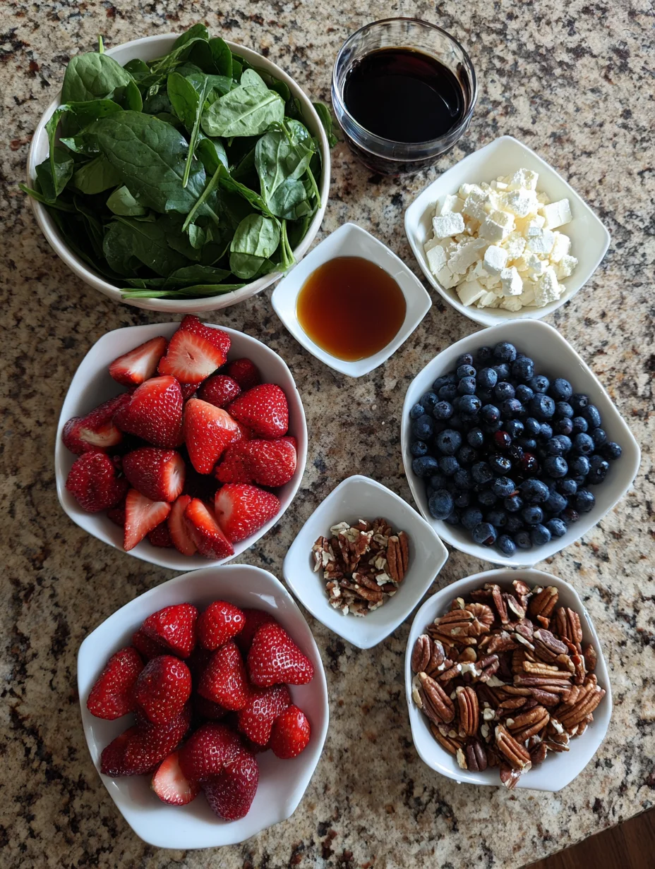 Strawberry Spinach Salad