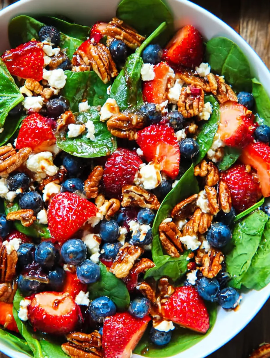 Strawberry Spinach Salad