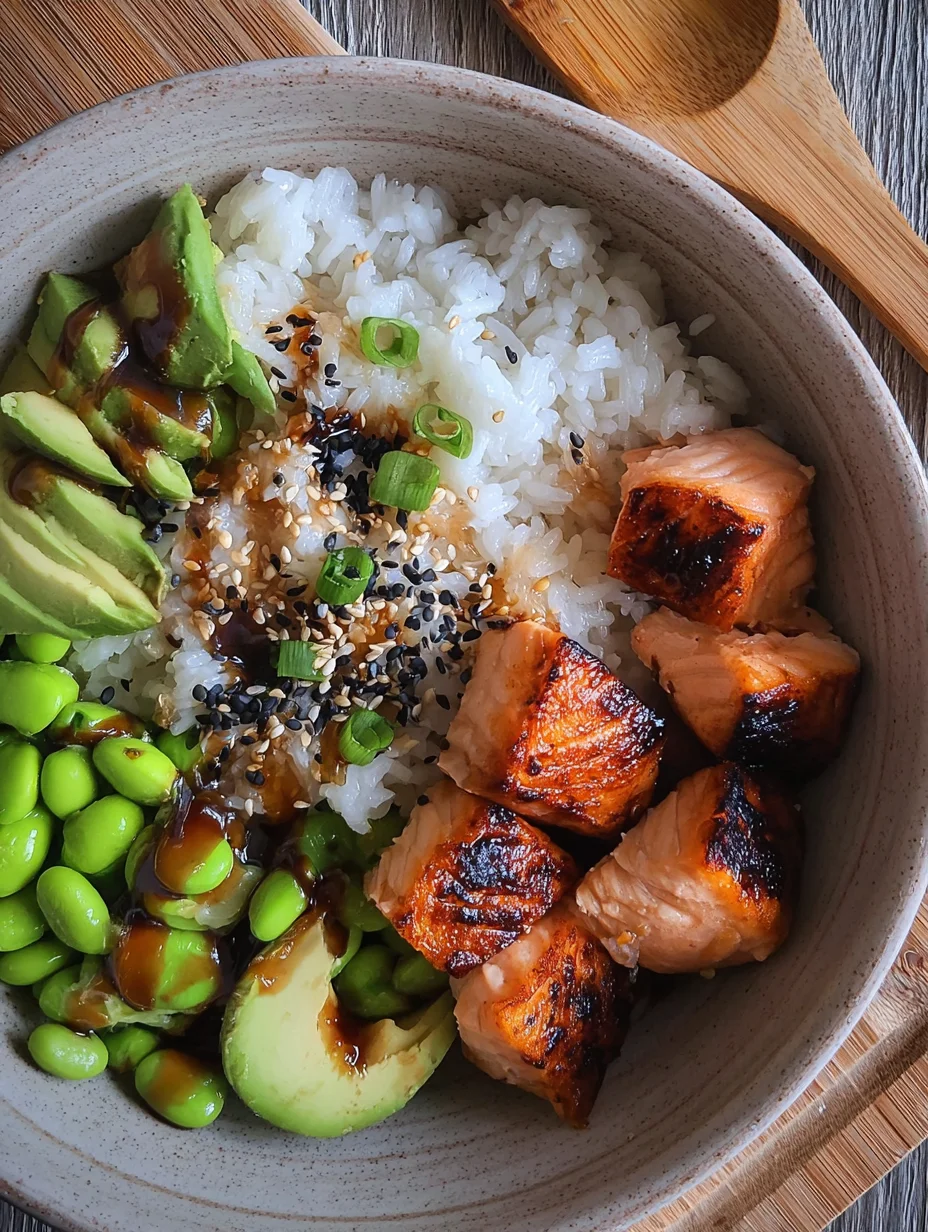 Teriyaki Salmon Sushi Bowl