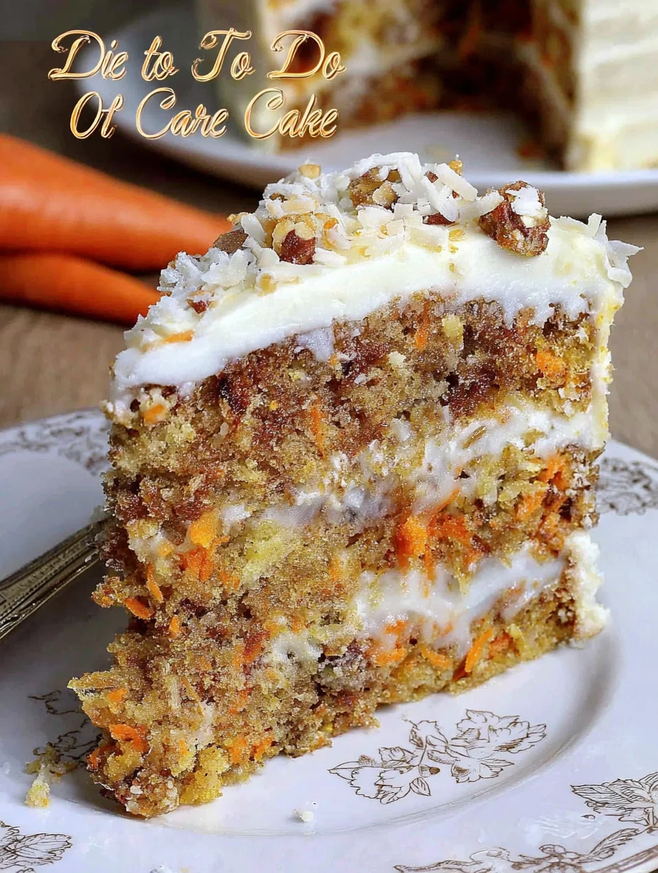 To Die For Carrot Cake