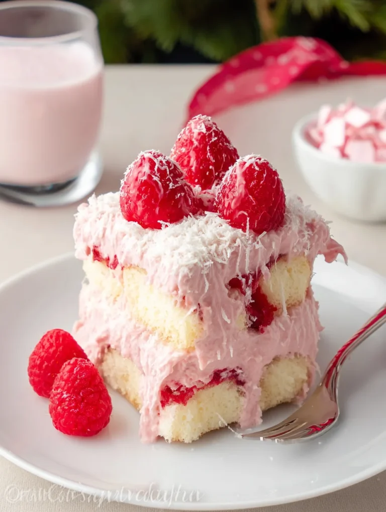 White Chocolate Raspberry Tiramisu