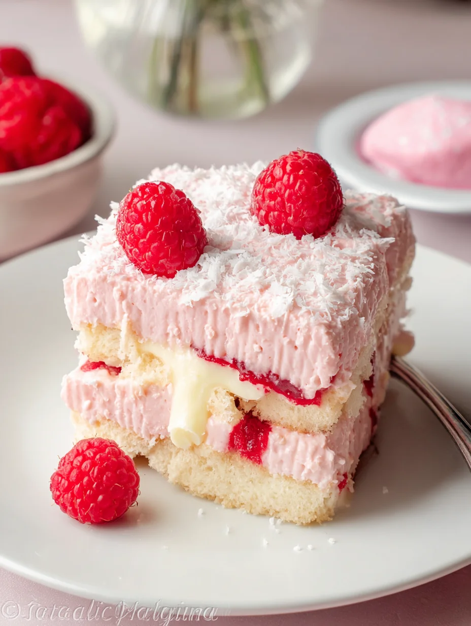 White Chocolate Raspberry Tiramisu