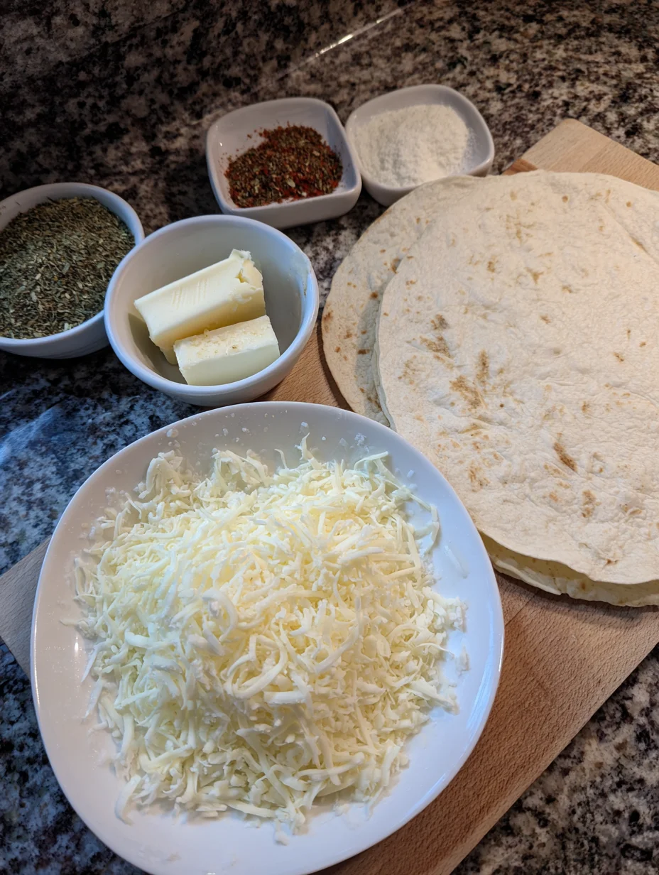 Air Fryer Tortilla Garlic Bread