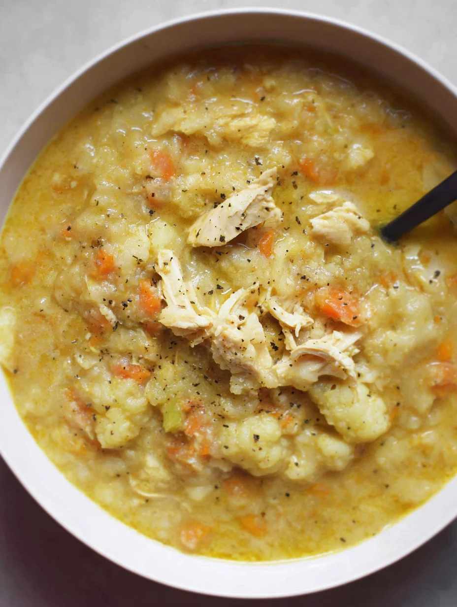 Anti-Inflammatory Cauliflower Chicken Soup
