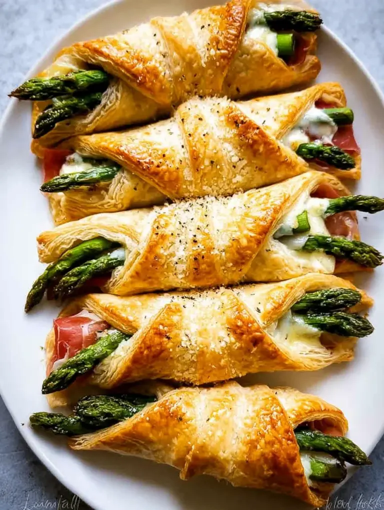 Asparagus Puff Pastry Bundles