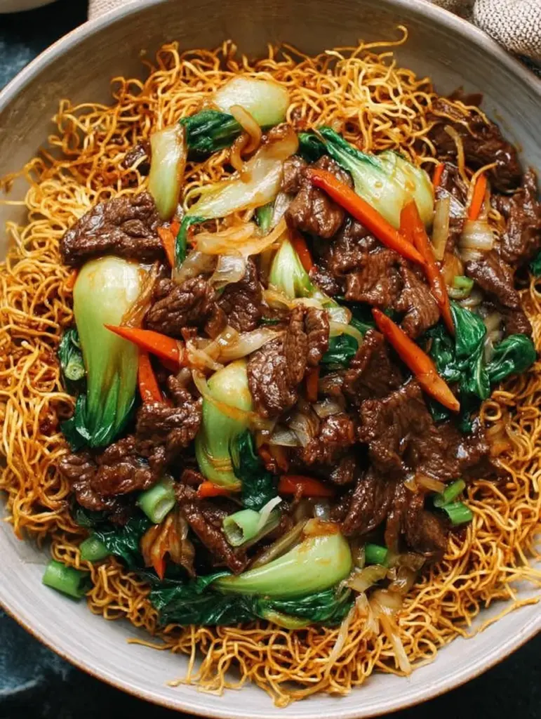 Beef Pan-Fried Noodles