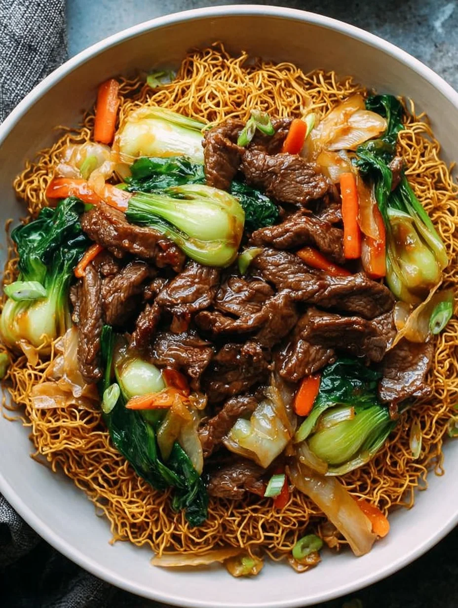 Beef Pan-Fried Noodles