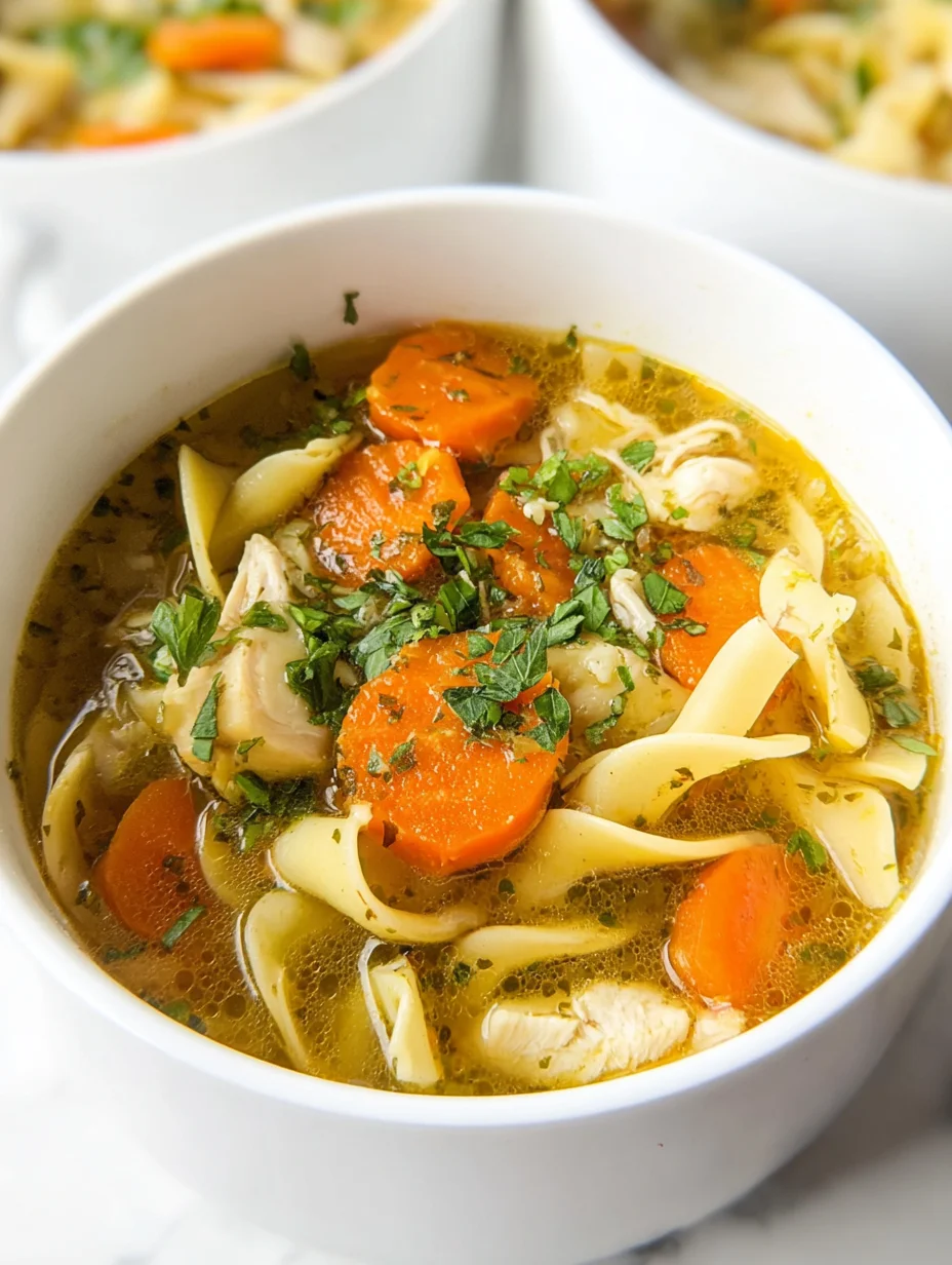 Best Chicken Noodle Soup with Egg Noodles