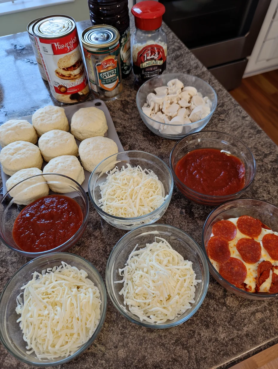 Bubble Up Biscuit Pizza Casserole