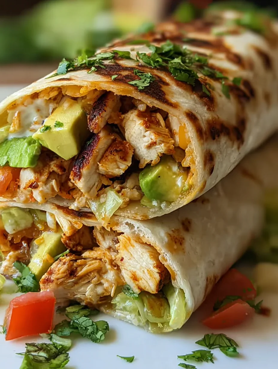 Chicken Avocado Wrap