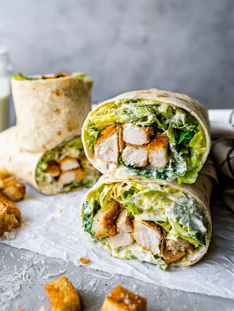 Chicken Caesar Wraps