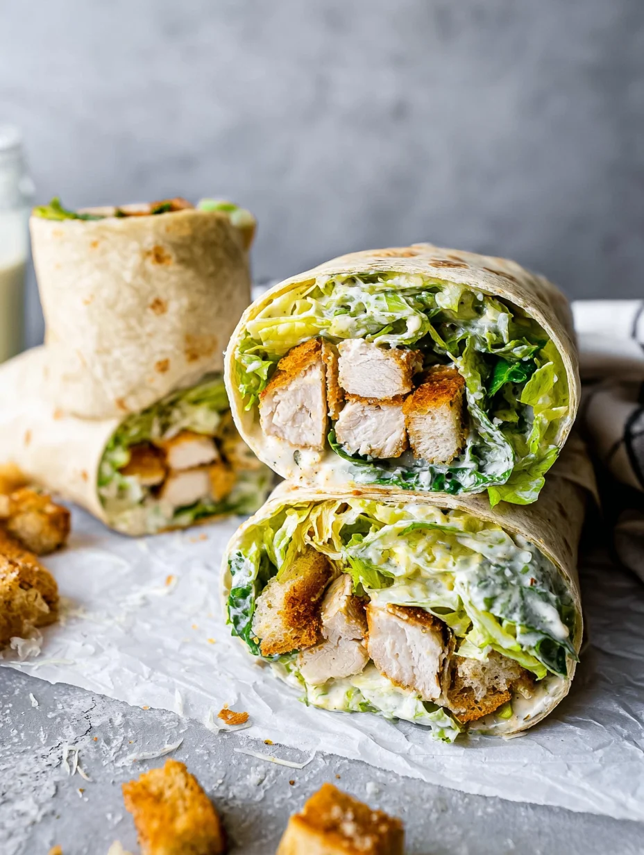 Chicken Caesar Wraps