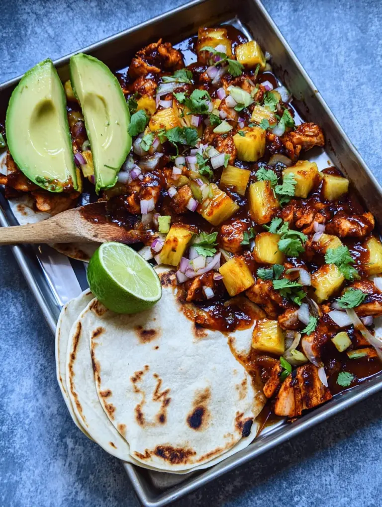 Chicken Pineapple Tacos
