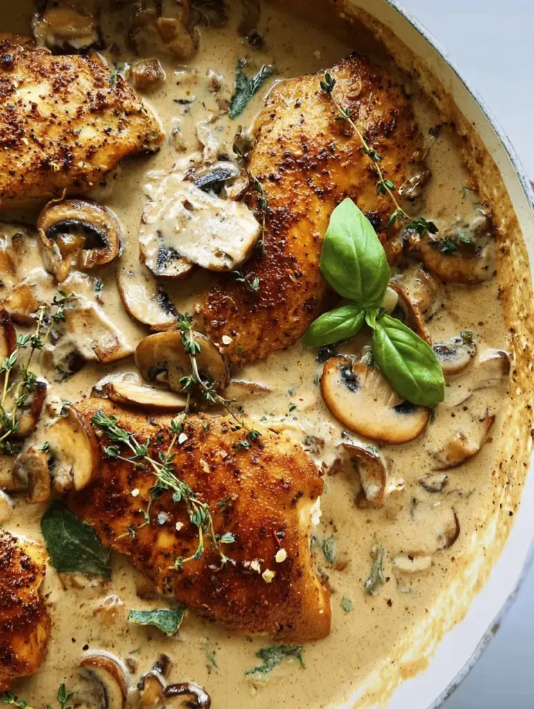 Creamy Mushroom Chicken