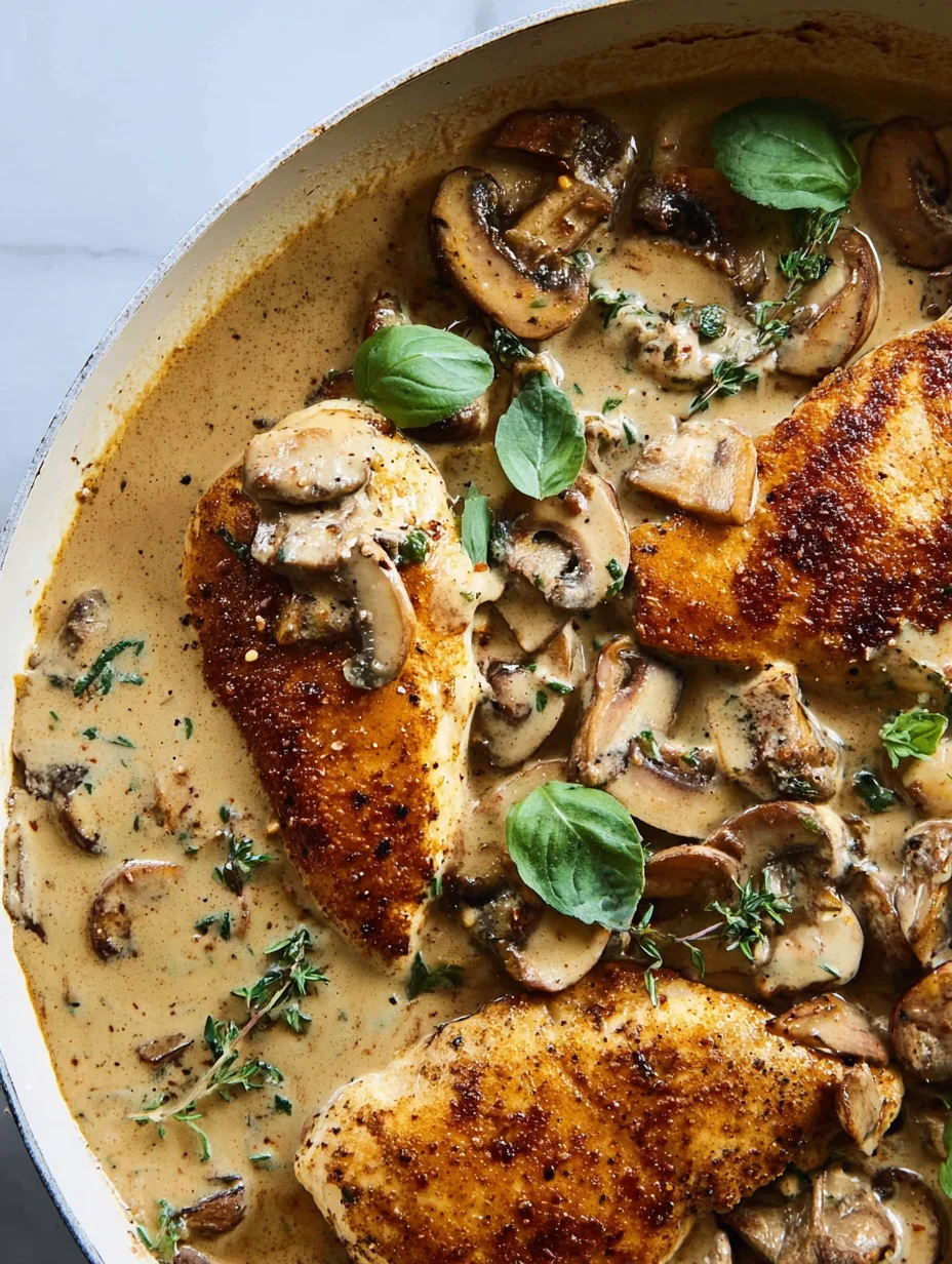 Creamy Mushroom Chicken