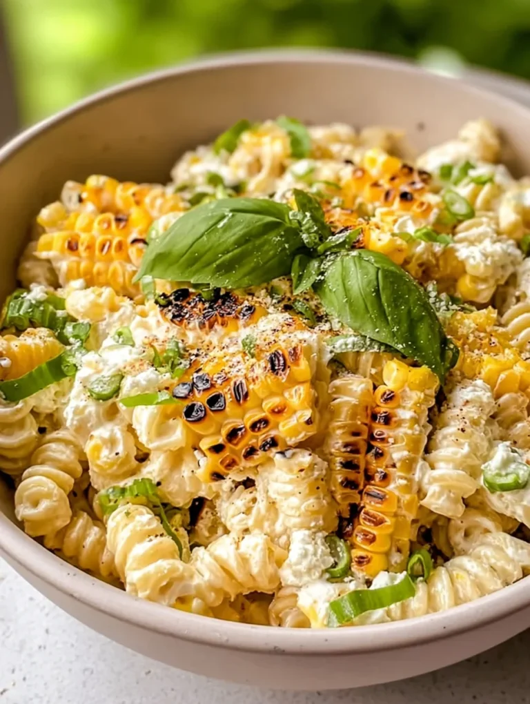 Creamy Street Corn Pasta Salad