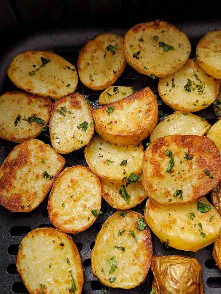 Crispy Air Fryer Sliced Potatoes