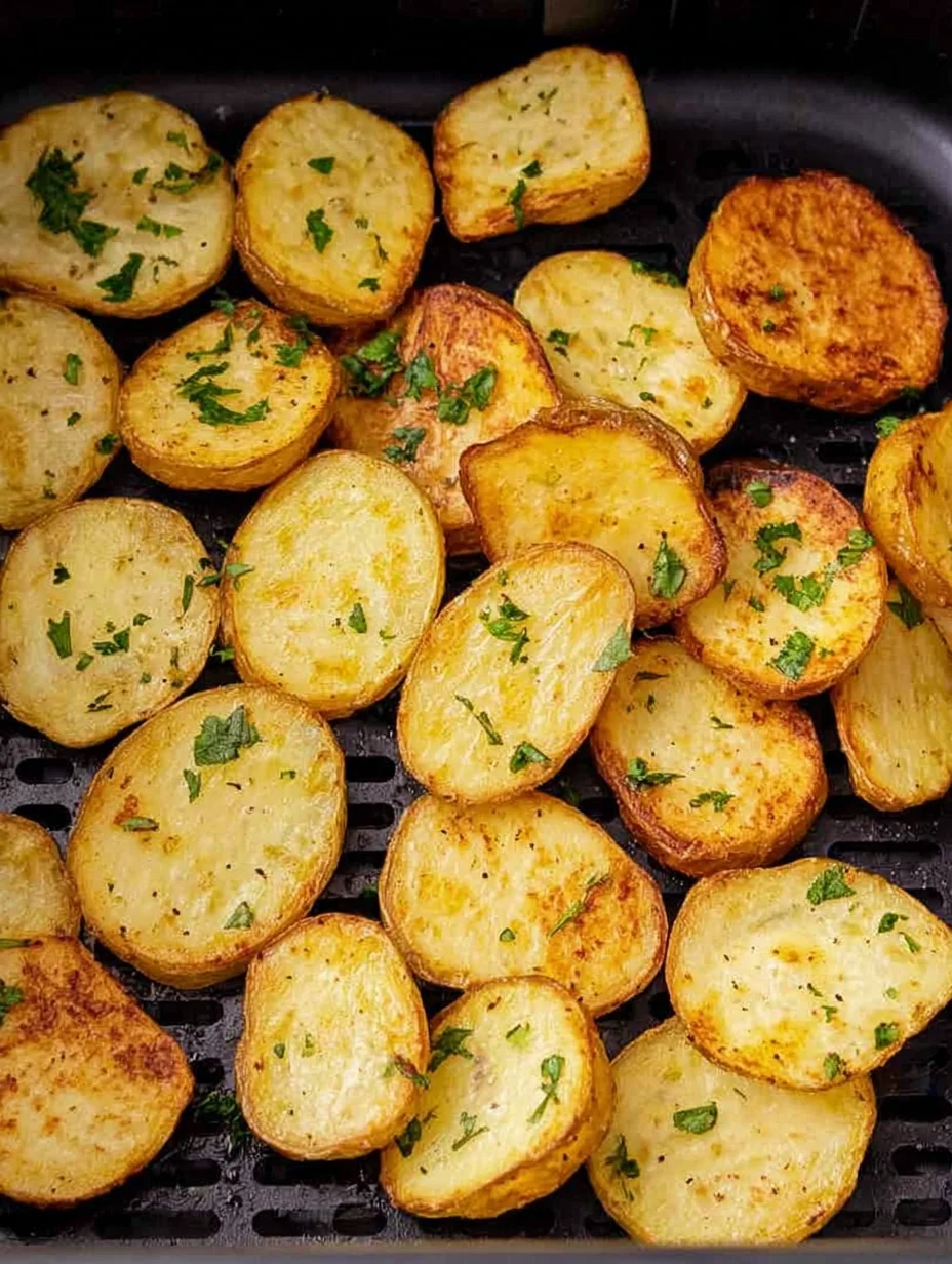 Crispy Air Fryer Sliced Potatoes