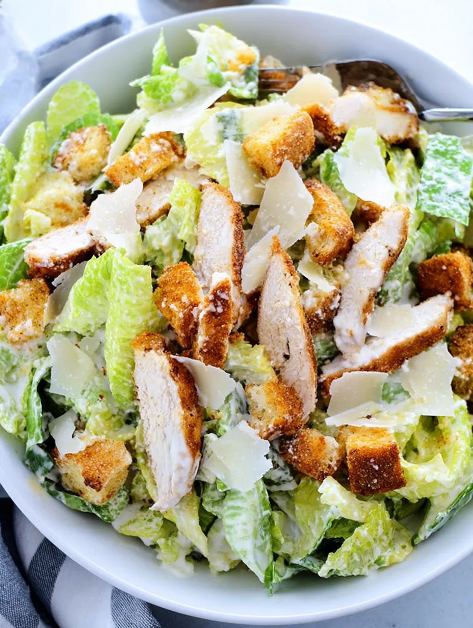 Crispy Chicken Caesar Salad