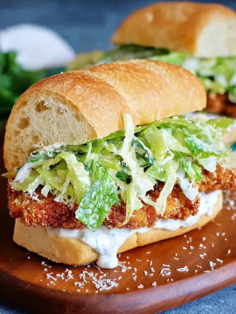 Crispy Chicken Caesar Sandwich