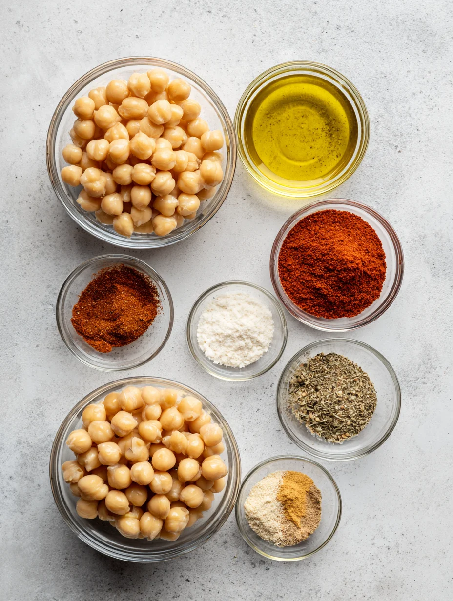 Easy Crispy Oven Roasted Chickpeas