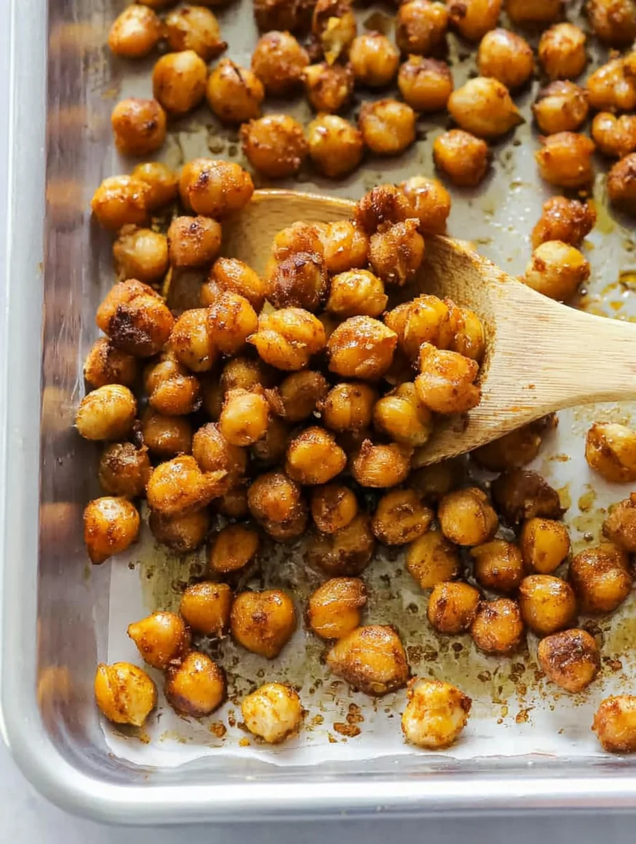 Easy Crispy Oven Roasted Chickpeas