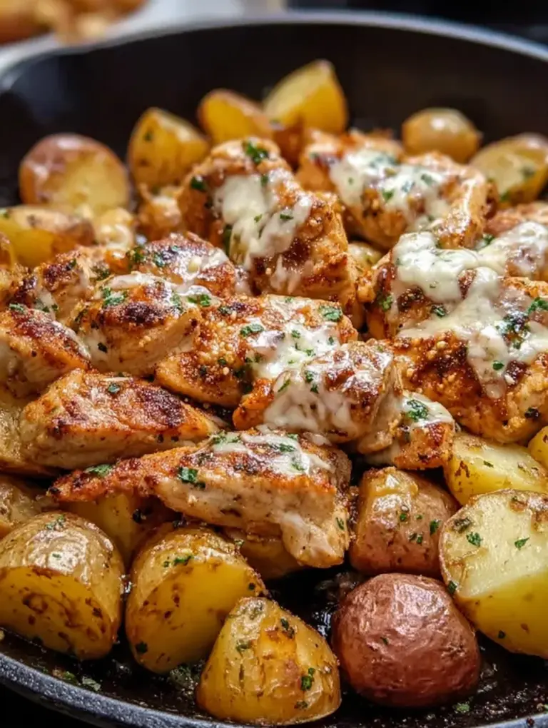 Garlic Parmesan Chicken and Potatoes