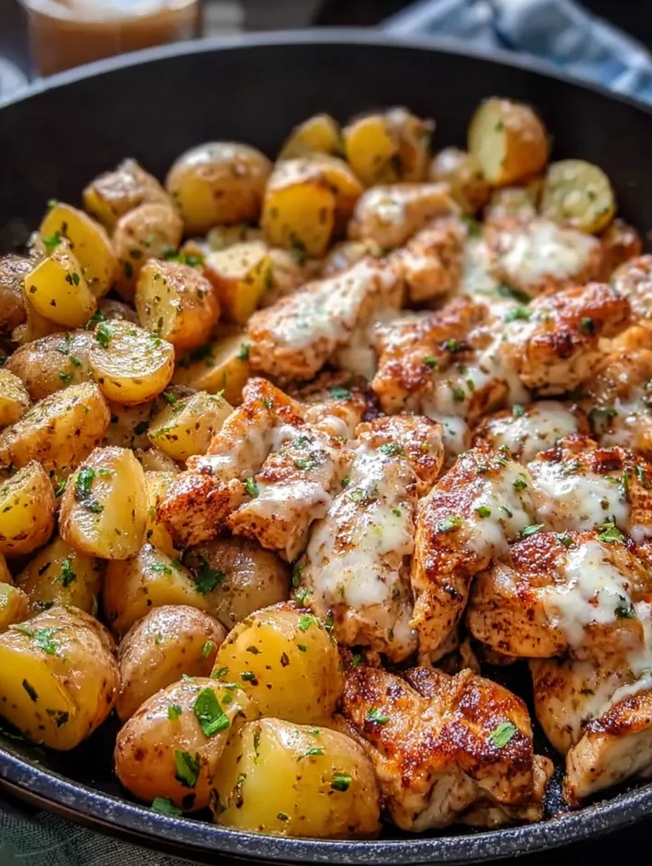 Garlic Parmesan Chicken and Potatoes
