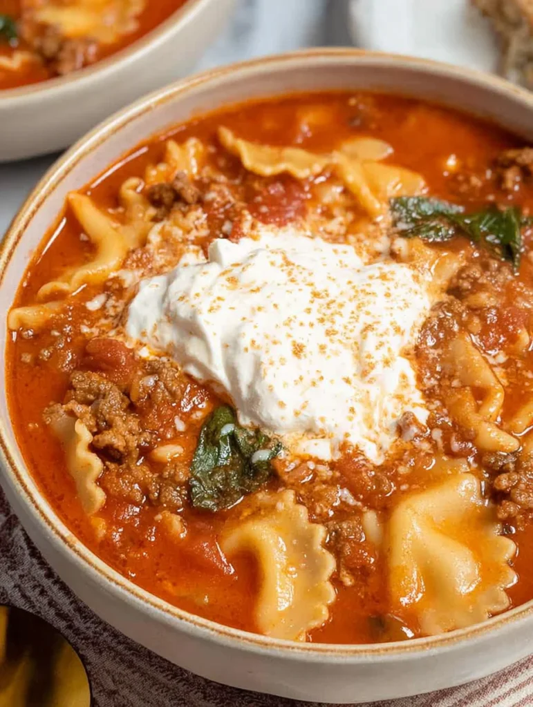 Gluten Free Lasagna Soup
