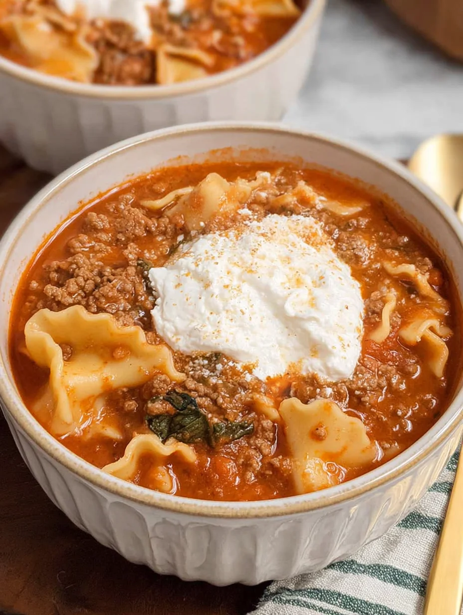 Gluten Free Lasagna Soup