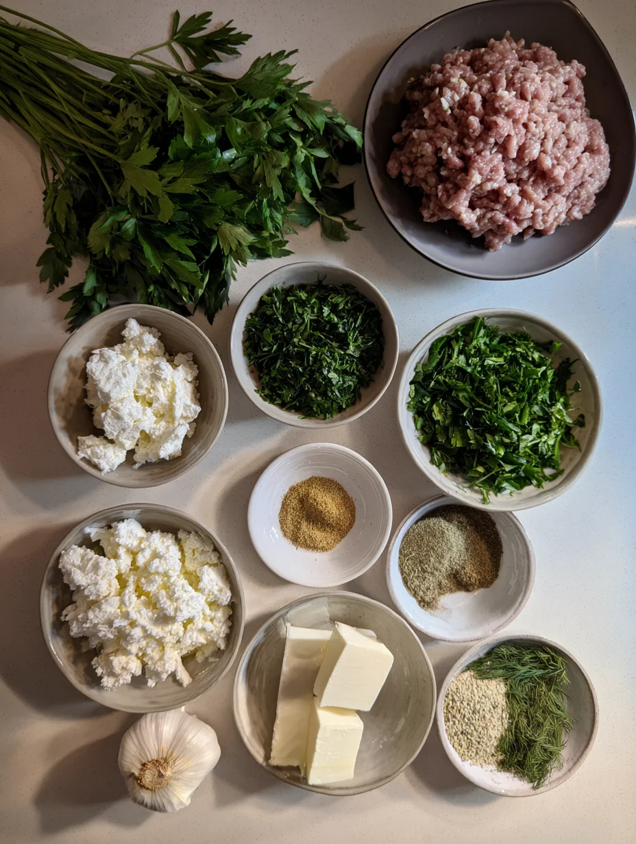 Greek Chicken Meatballs with Lemon Orzo
