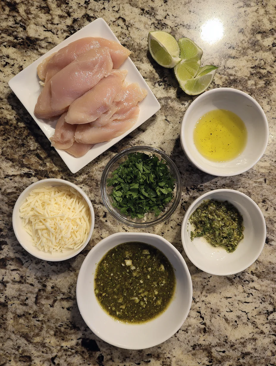 Grilled Salsa Verde Chicken with Pepper Jack