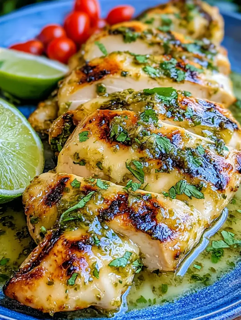 Grilled Salsa Verde Pepper Jack Chicken