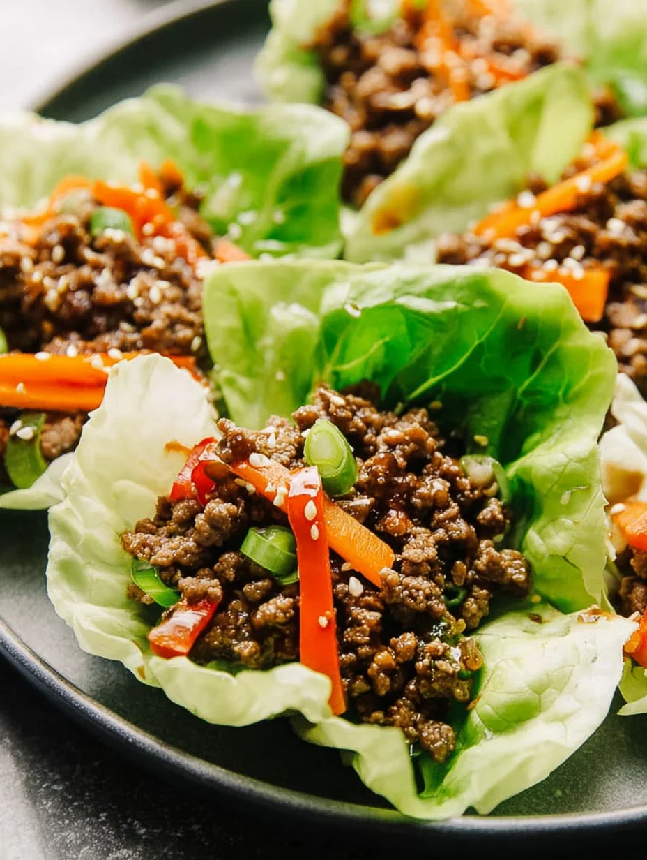 Ground Beef Lettuce Wraps