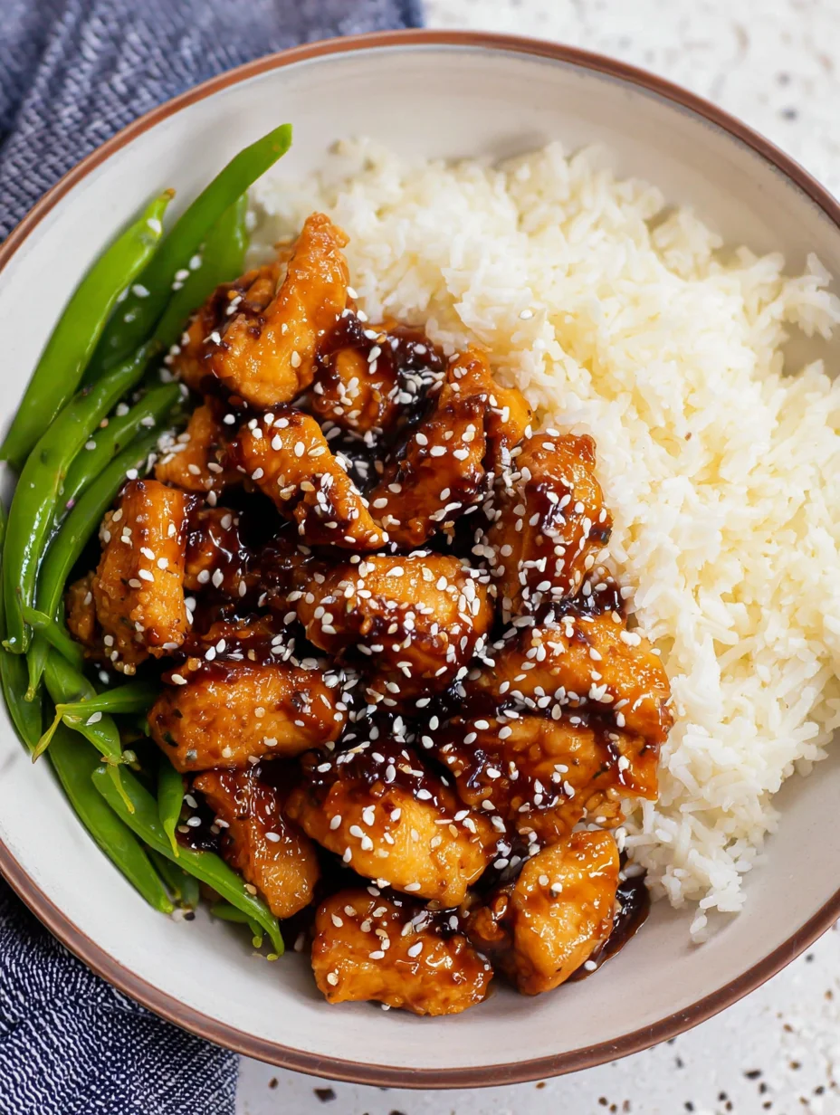 Healthy Sesame Chicken
