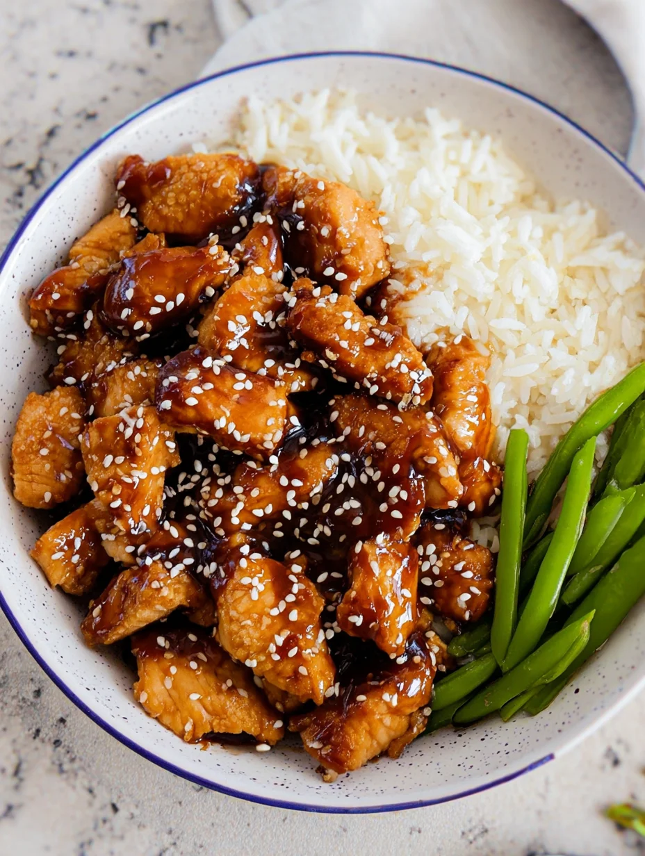 Healthy Sesame Chicken