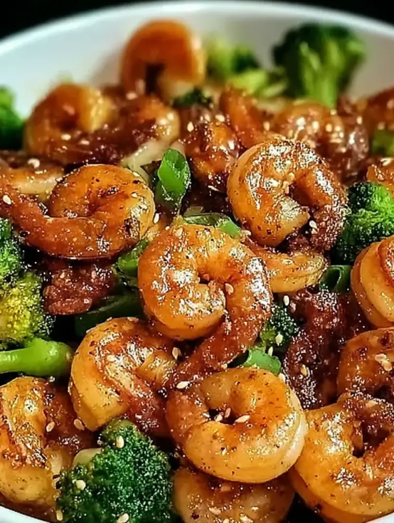 High-Protein Honey Garlic Shrimp