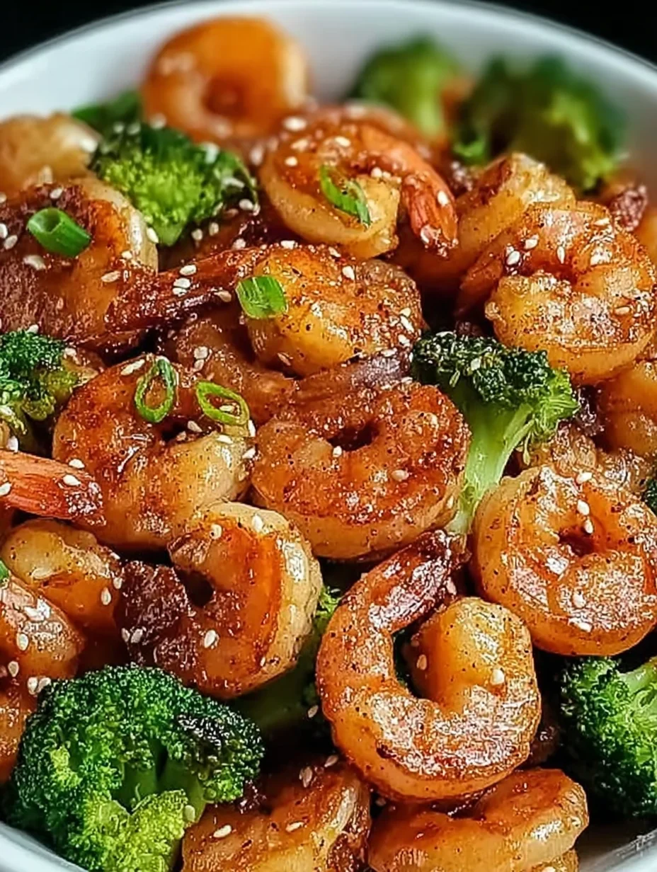 High-Protein Honey Garlic Shrimp