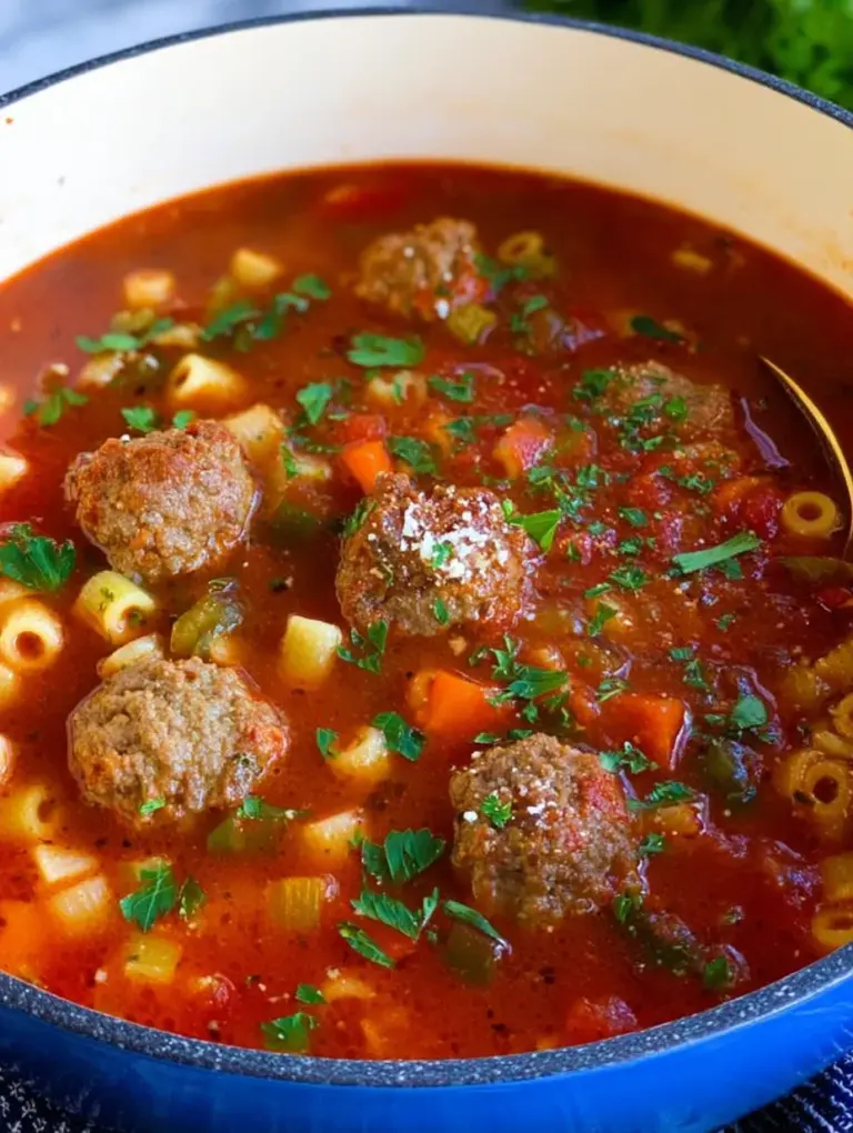 Italian Meatball Soup