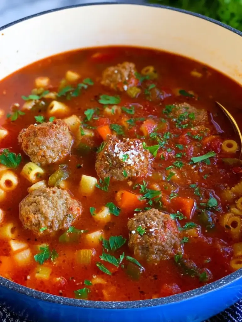 Italian Meatball Soup