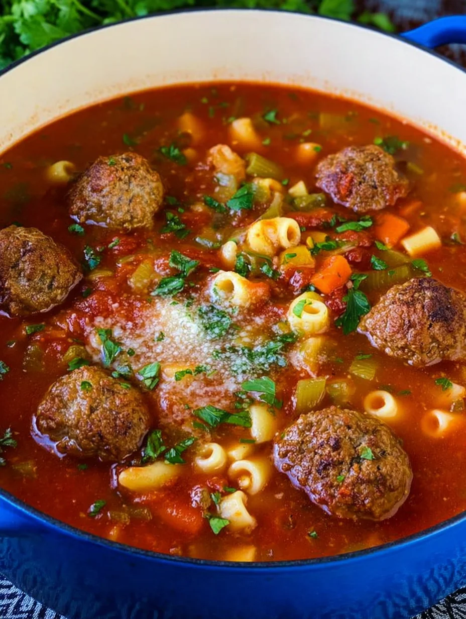 Italian Meatball Soup