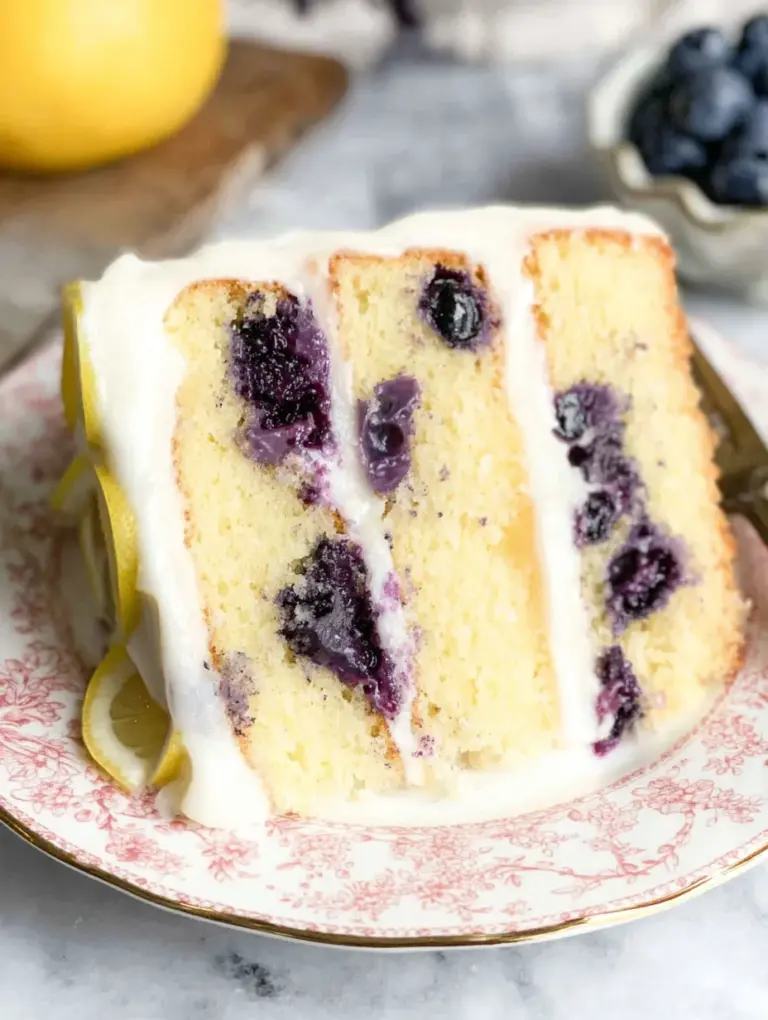 Lemon Blueberry Cake
