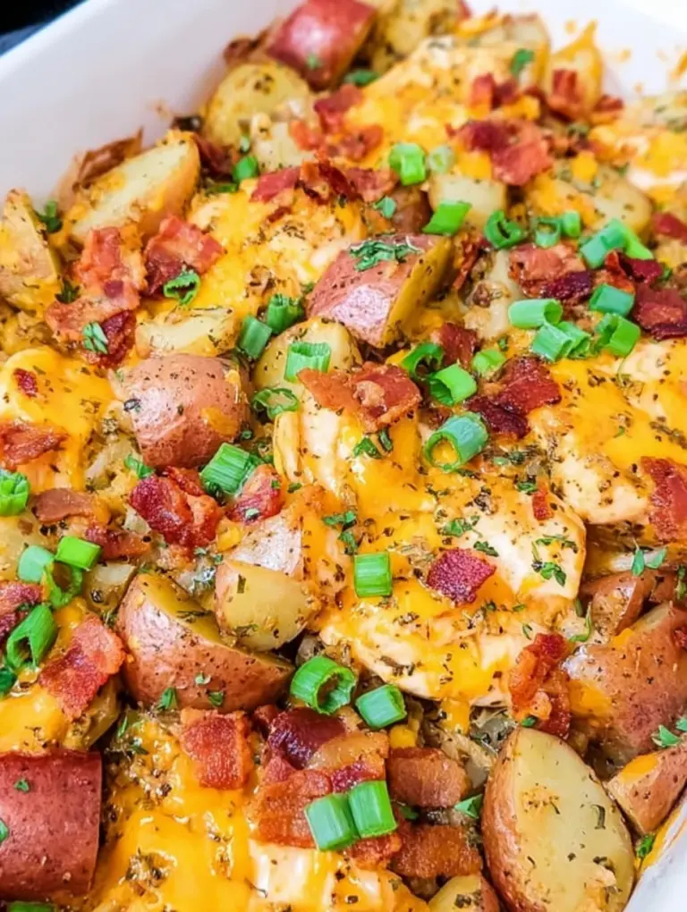 Loaded Chicken and Potato Casserole