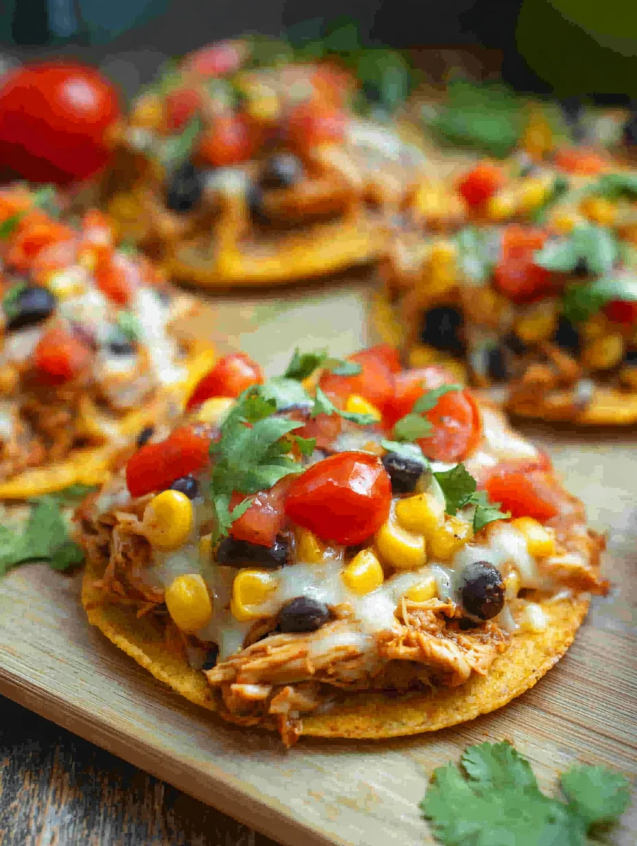 Mexican Rotisserie Chicken Tostadas