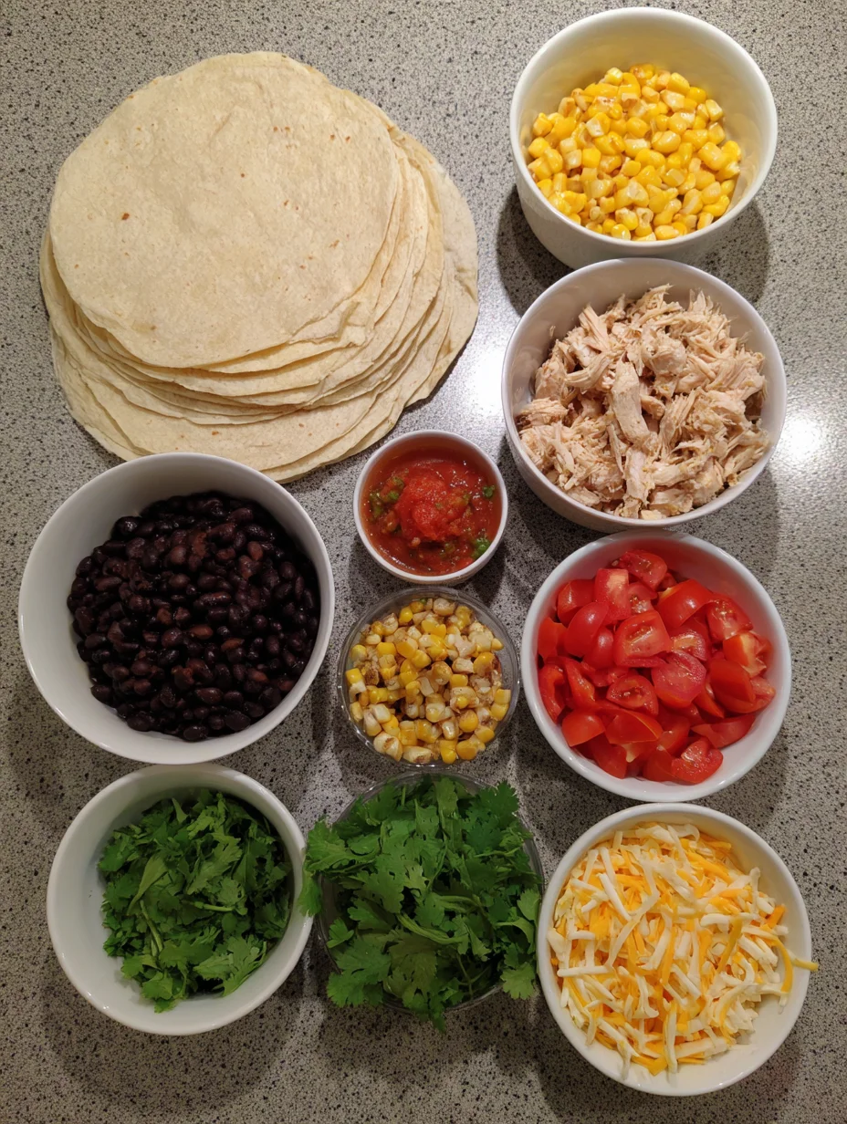 Mexican Rotisserie Chicken Tostadas