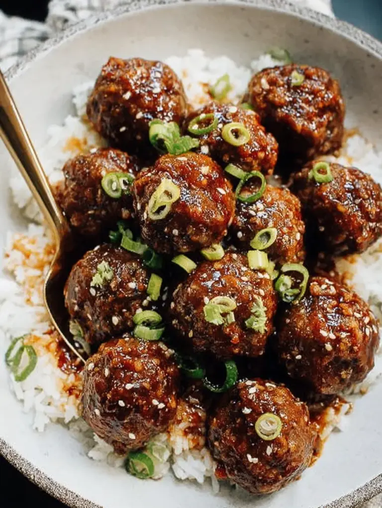 Mongolian Meatballs